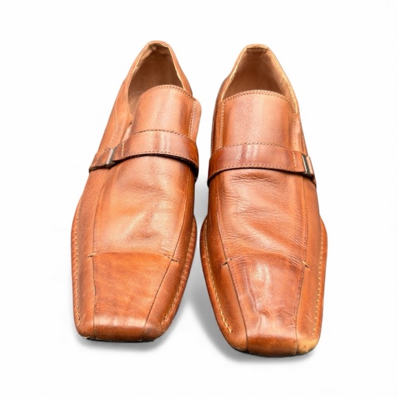 Fratelli Select Tan Leather Men's Slip-On Loafers, Size11M, B208-03 - Picture 3 of 9